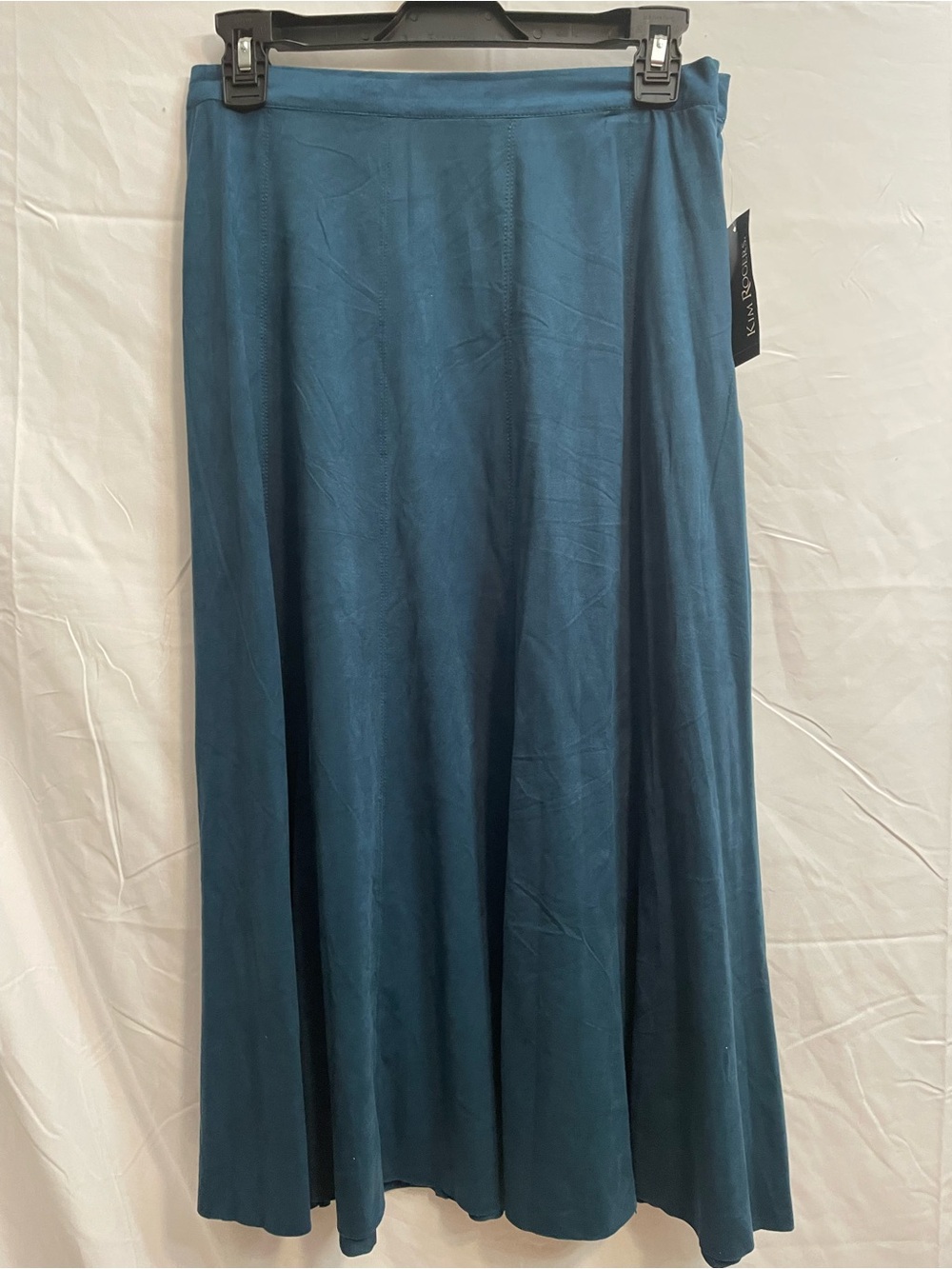 Kim Rogers Teal A-Line Maxi Skirt